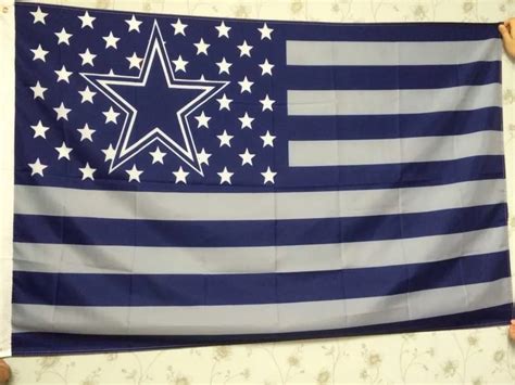 Dallas Cowboys US stars and stripes Flying Flag NFL Banner Flying Custom flag 3ft x 5ft-in Flags ...