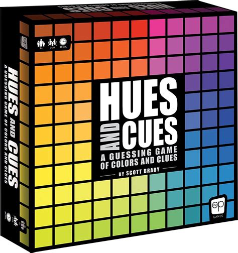 Buy HUES and CUES | Vibrant Color Guessing Game Perfect for Family Night | Connect Clues and ...