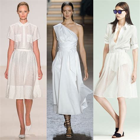 White Dresses On Spring 2015 New York Fashion Week Runway | POPSUGAR Fashion Australia