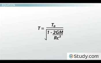 General Theory of Relativity: Analysis & Practice Problems - Video & Lesson Transcript | Study.com