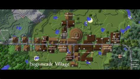 Map of Hogsmeade Village - YouTube