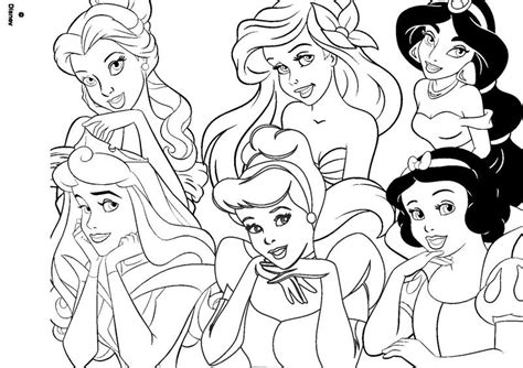 Coloriages Princesse (Personnages) – Dessins à colorier – Coloriages à ...