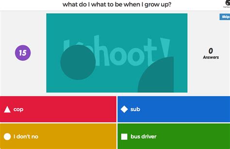 Kahoot Template