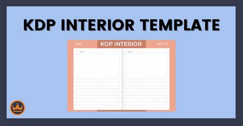 KDP Interior Templates: What Are They and Where to Get Them