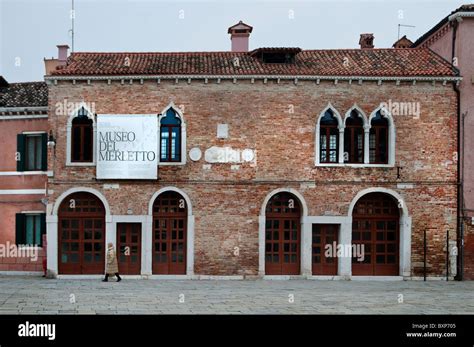 Burano Island scenery - the Lace museum in Burano Stock Photo - Alamy