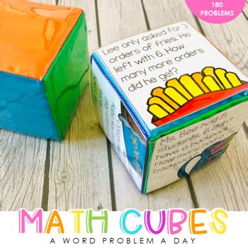 Math Cubes - Word Problems for Every Day of the Year | TpT