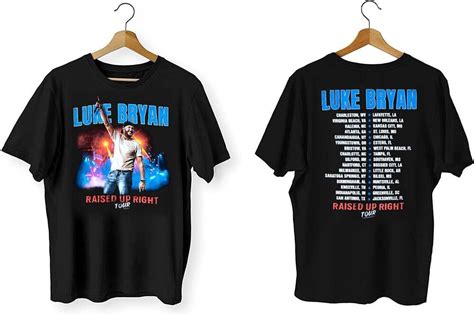 Luke Bryan Concerts 2022 Raised Up Right Tour T-Shirt - ClothingLowPrice