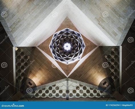 Ceiling at Doha Museum of Islamic Art Editorial Stock Image - Image of ...