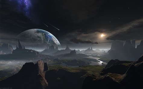 Fantasy Planets Landscape - Pics about space | Fantasy landscape ...