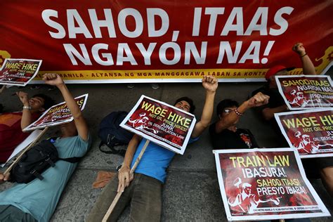 Major labor group’s pay hike hopes dim at P80 | Inquirer News