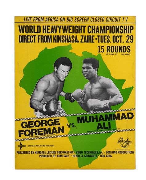 Ali-Foreman Zaire Poster