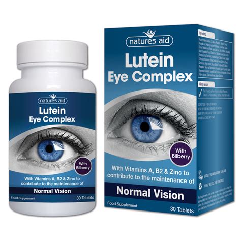 Nature's Aid Lutein Eye Complex | Anti-Aging Skincare: Plump&Preen