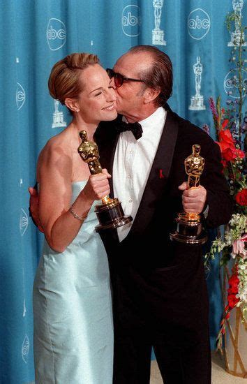 Helen Hunt & Jack Nicholson at the Academy Awards 1998 | Best actress ...