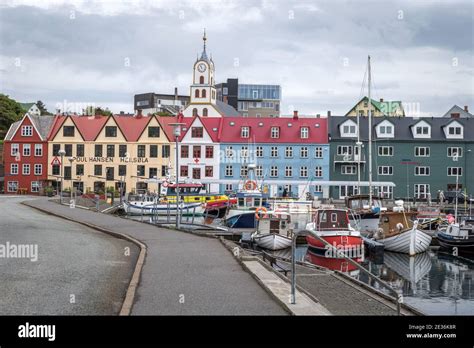 Torshavn harbour, Streymoy Island, Faroe Islands Stock Photo - Alamy