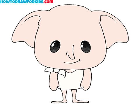 How to Draw Dobby - Easy Drawing Tutorial For Kids