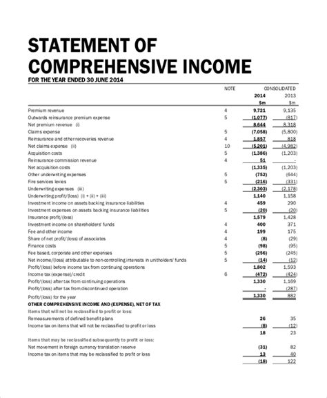 FREE 13+ Income Statement Form Samples, PDF, MS Word, Google Docs, Excel