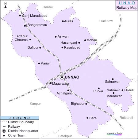 Rail-Map-india: Unnao-railway-map