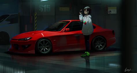 Download Car Anime Original Anime Car Wallpaper