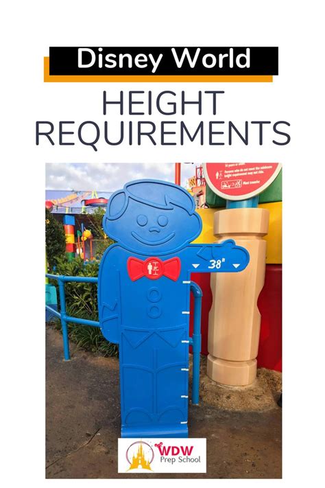 Disney Ride Height Chart