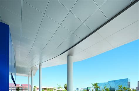 Metal Ceiling System Now Offered for Exterior Applications - retrofit