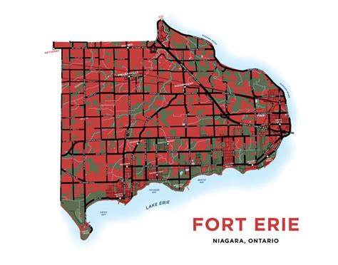 Fort Erie Map Print – Jelly Brothers