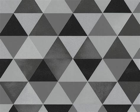 Graphics Alive geometric wallpaper at eurowalls | Black and grey ...