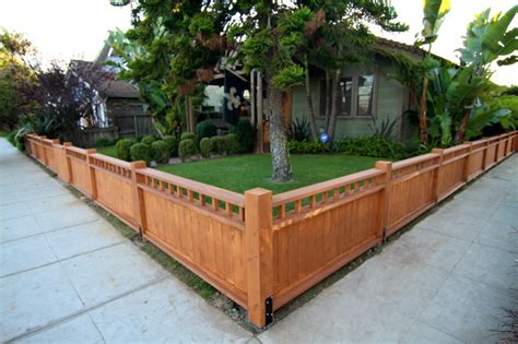 craftsman style fence designs - Google Search | Fence design, Front yard fence, Front yard design