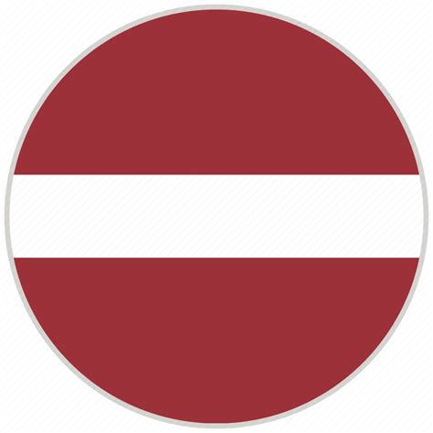 Circular, country, flag, latvia, national, national flag, rounded icon ...