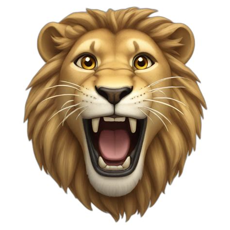 lion - royal - roar | AI Emoji Generator