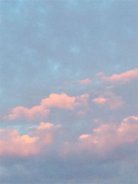 Aesthetic Blue Sky Pink Clouds - Largest Wallpaper Portal