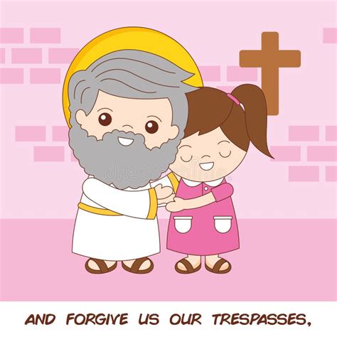 Our father prayer stock vector. Illustration of children - 217507101