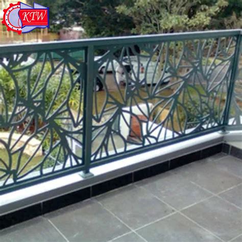 Mild Steel Grill - Modern Mild Steel Laser Cut Balcony Grill - Kuwait Techno Works