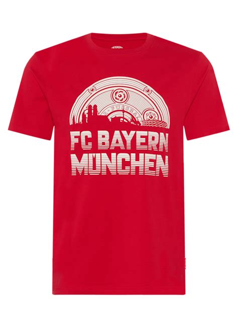 Hombre Camiseta Munich Sunset rojo | Tienda FC Bayern Múnich