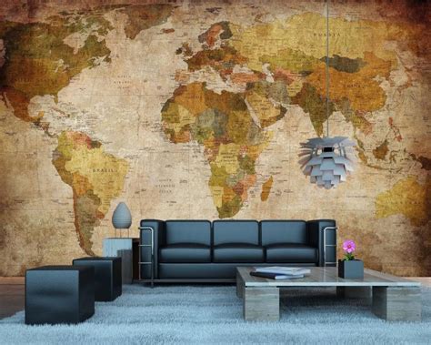 Giant World Map For Wall | Zip Code Map