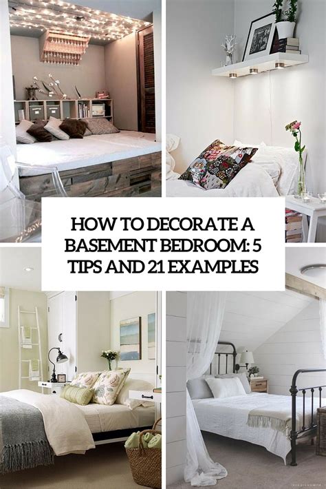 How To Decorate A Basement Bedroom: 5 Ideas And 21 Examples - DigsDigs