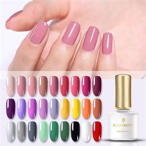 BORN PRETTY 60 Pure Nail Colors Nail Gel Polish 6ml Varnish For ...