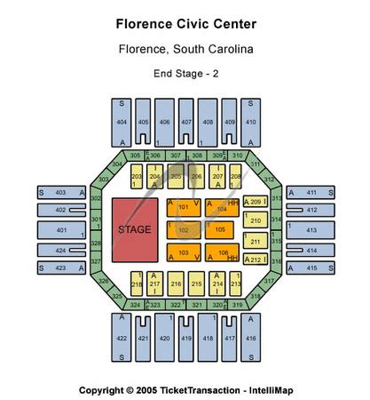 Florence Civic Center Tickets in Florence South Carolina, Seating ...