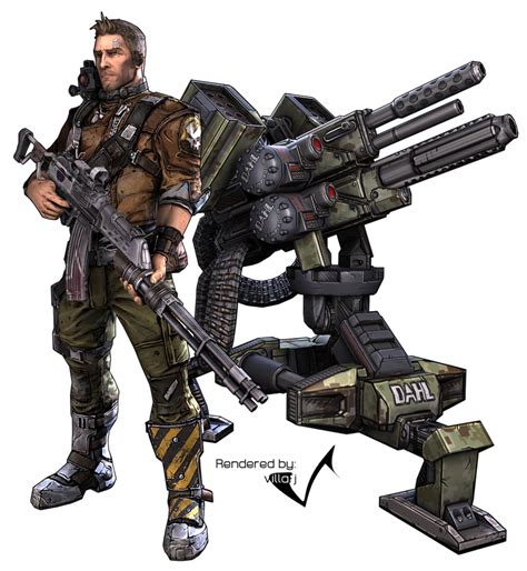 Borderlands 2: Axton Render by villafj on DeviantArt