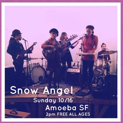 Poster! We are the band known as #snowangelmusic Snow Angel | Snow angel, Pop bands, Album be