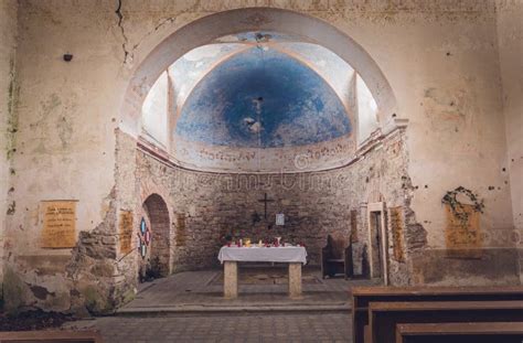 Chapel interior stock image. Image of place, distressed - 169605369