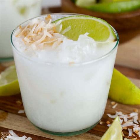 Creamy Coconut Margarita - Celebrating Sweets