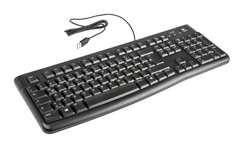 Logitech Keyboard Wired USB, QWERTZ (German) Black - RS Components ...