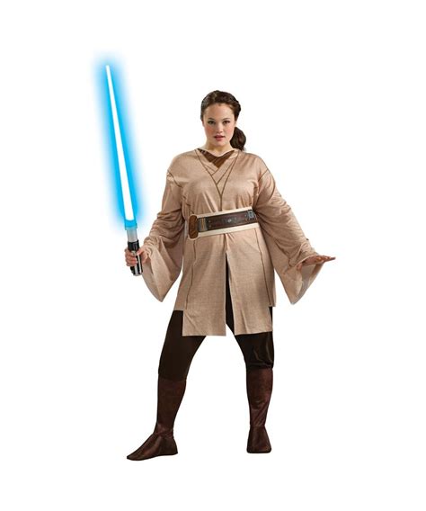 Jedi Knight Adult Plus Costume - Women Movie Costumes