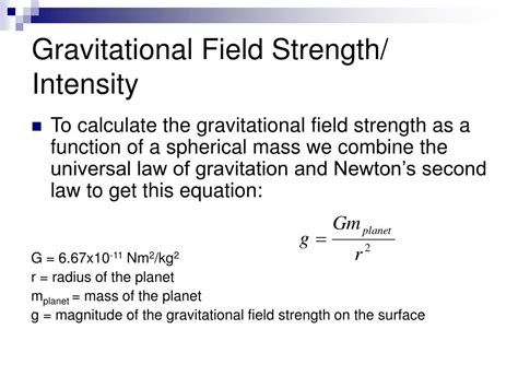 Gravitational Field Of Earth Ppt - The Earth Images Revimage.Org