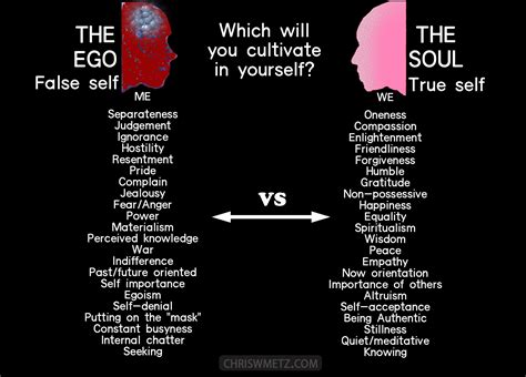 Ego Quote 11 Diagram Ego vs Soul Chris W Metz - Chris W Metz