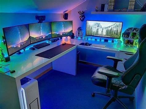 Awesome Game Room Decor Ideas | Video game rooms, Computer gaming room ...