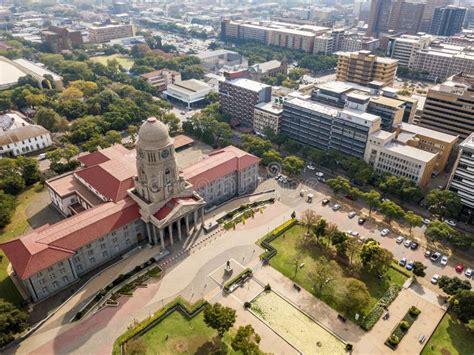 Aerial View of Tshwane City Hall in the Heart of Pretoria, South Africa Stock Photo - Image of ...