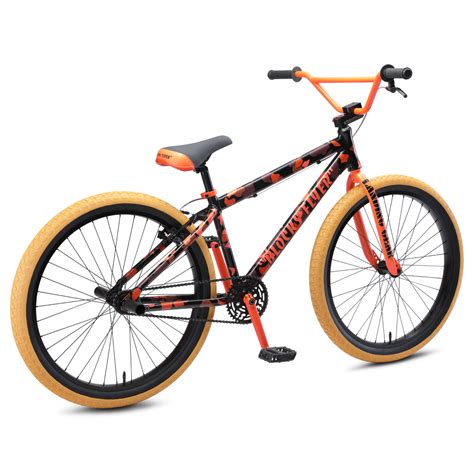 SE Bikes Orange Camo Blocks Flyer 26" BMX – Fatbike Adventures Store