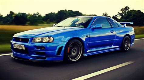 Blue Nissan Skyline R34 Wallpapers - Top Free Blue Nissan Skyline R34 ...