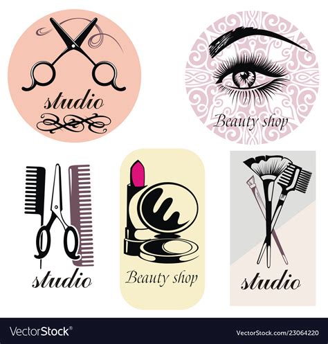 Beauty symbols Royalty Free Vector Image - VectorStock